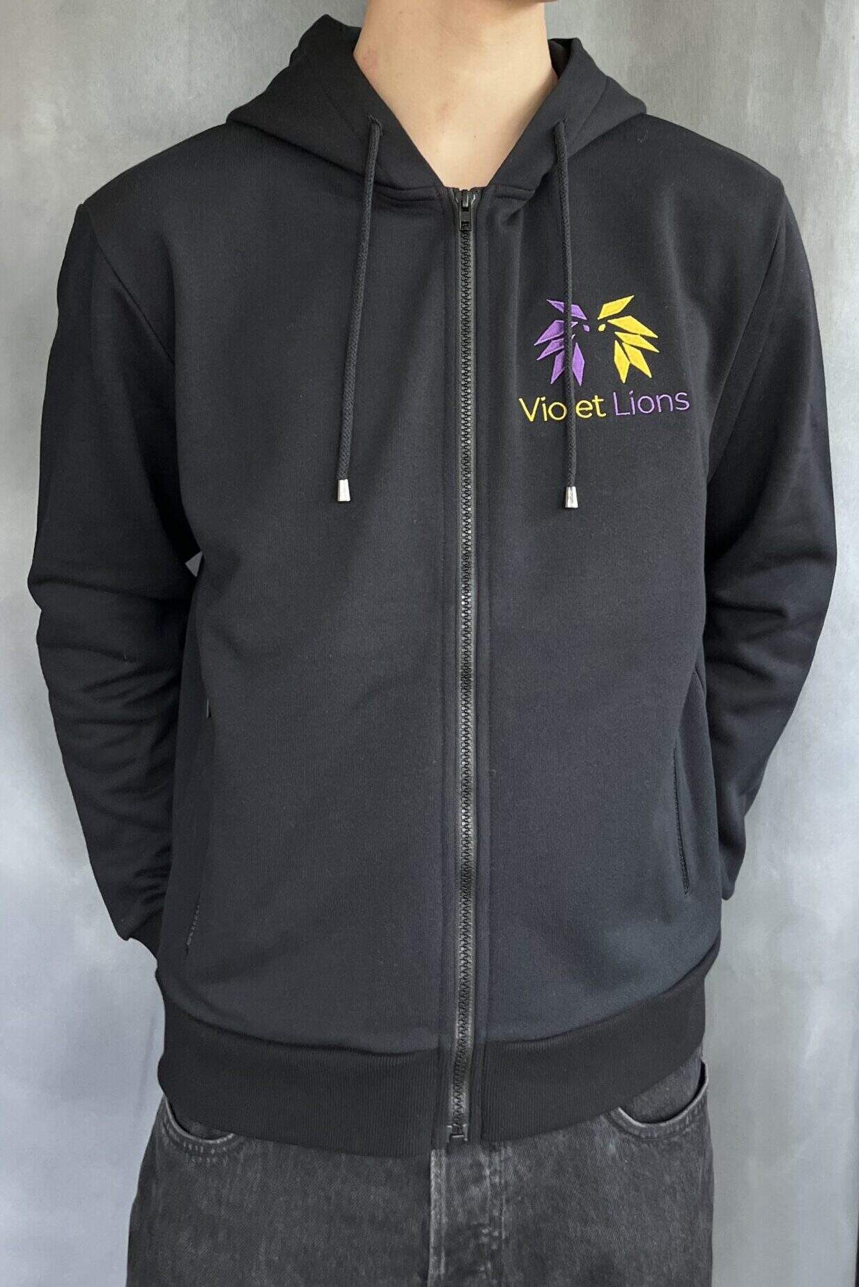 Zip-up Hoodie 1 Zip-up Hoodie Violet Lions